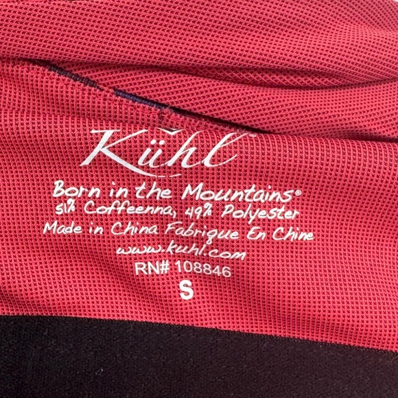 Kuhl Java Cross Back Dress Floral Print Red Pink Sleeveless Gorpcore S Sporty - Picture 6 of 7